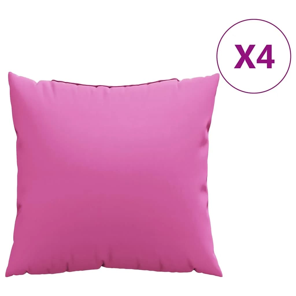 Razprševne blazine 4 kos Poliester Roza 60 x 60 cm - slika 3