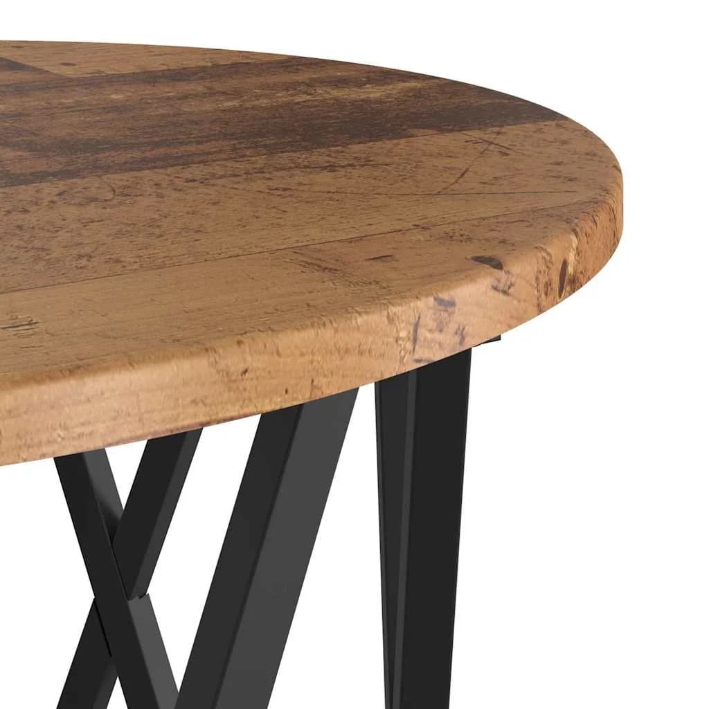 Stranska miza 2 kos predelan les 50 x 50 x 40 cm - slika 8
