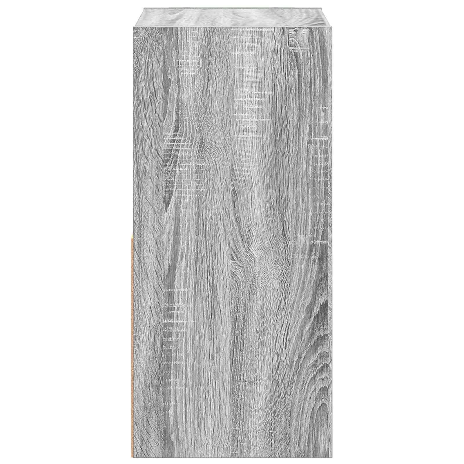 Nočna omarica Siva Sonoma 35 x 32 x 68,5 cm Inženirski les - slika 7
