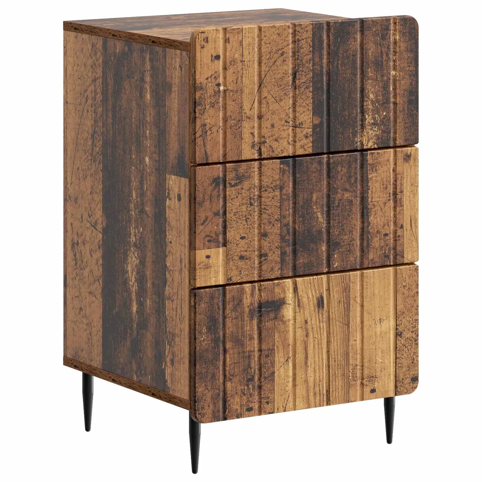 Nočna omarica s predalom Star les 43x 41 x 68 cm Inženirski les - slika 2