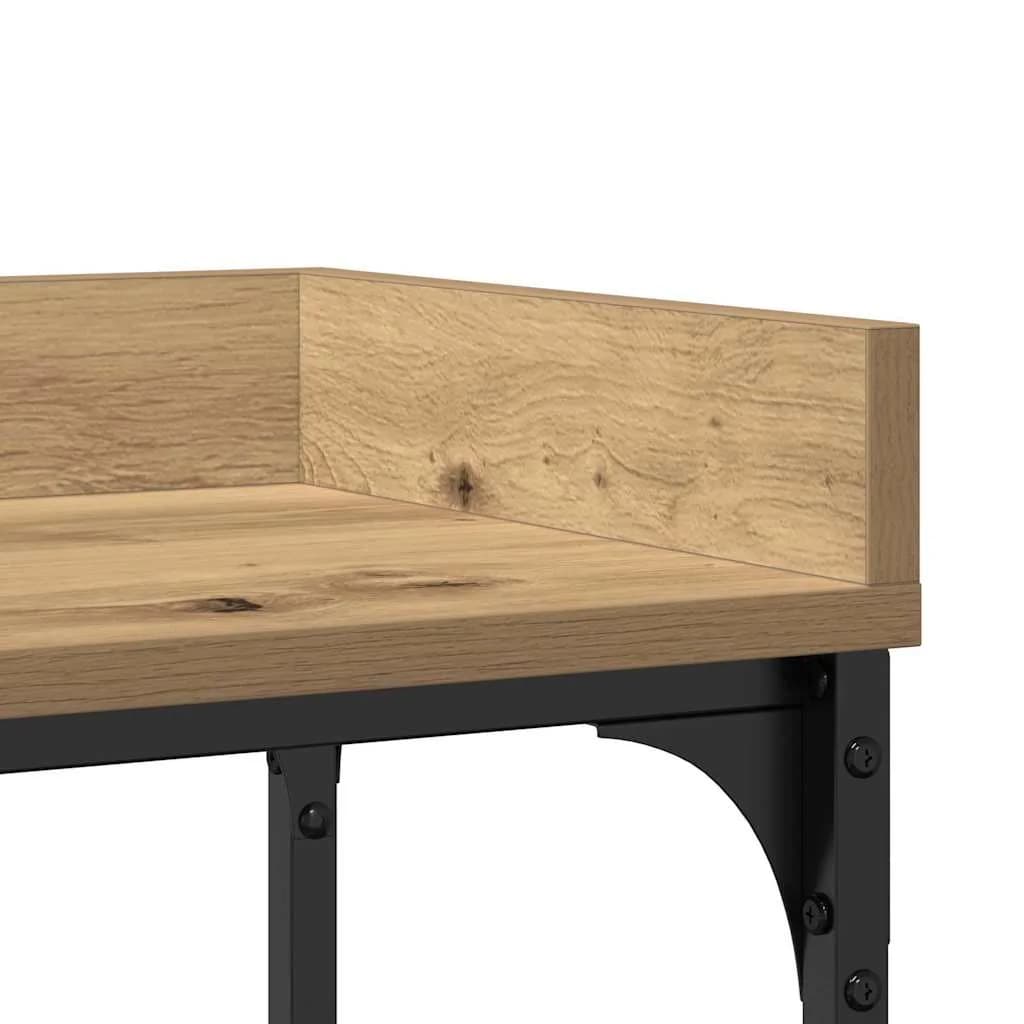 Konzolna miza artisan hrast 100 x 30 x 80 cm - slika 8