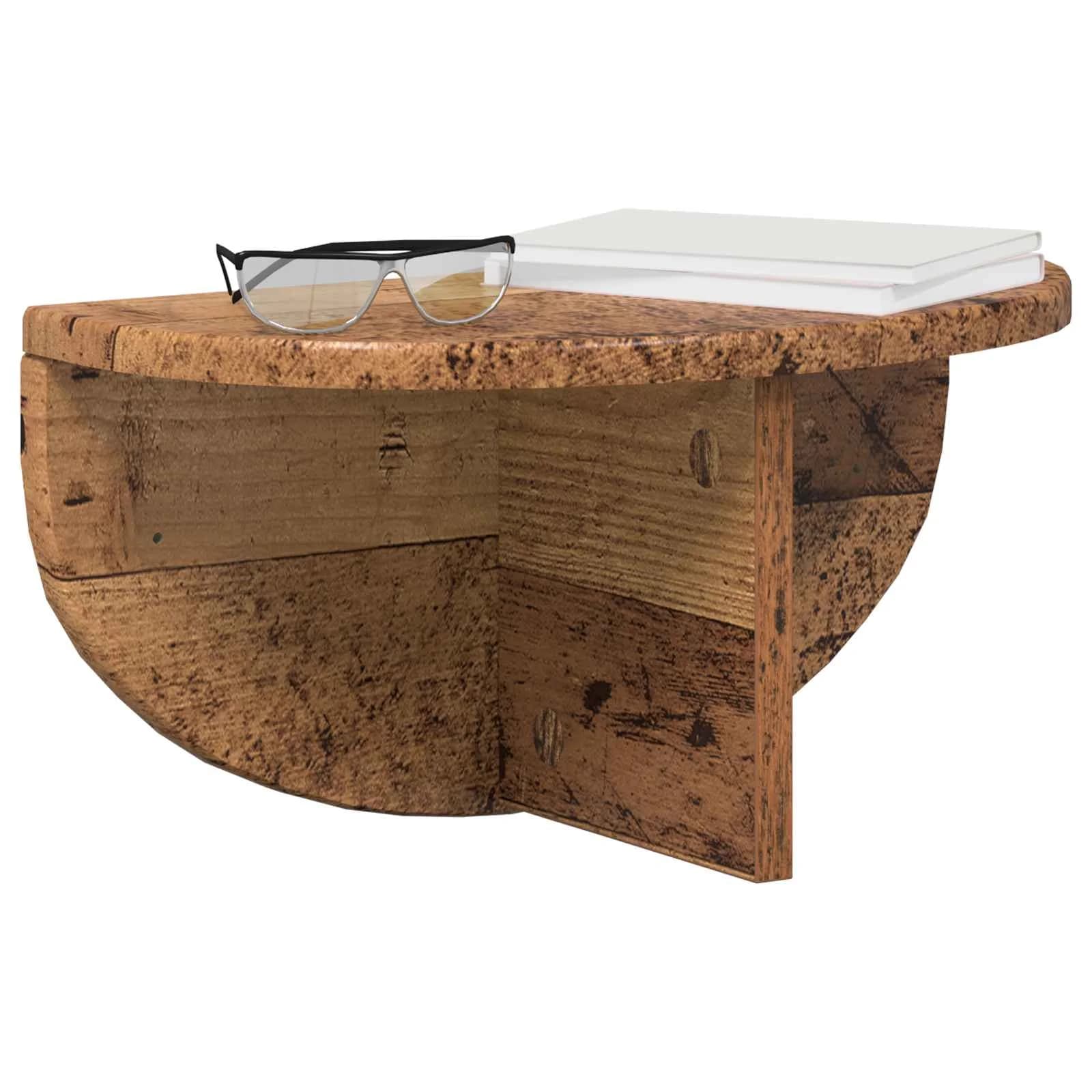 Stenska polica Montaža za steno 2 kos Star les 38 x 19 x 19 cm - slika 3