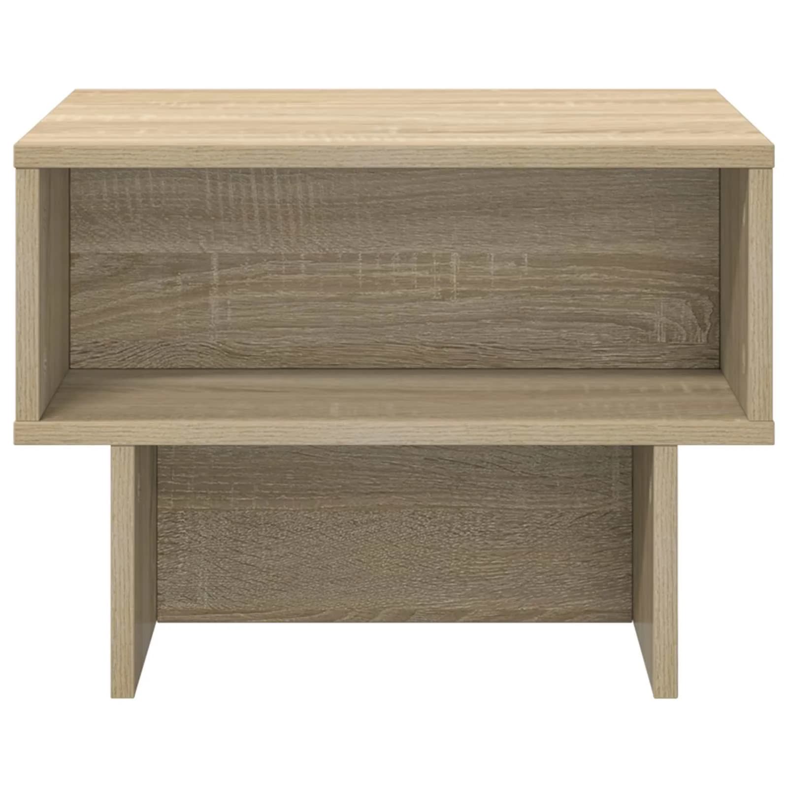 Klubska miza Sonoma hrast 48 x 46 x 35 cm Inženirski les - slika 5