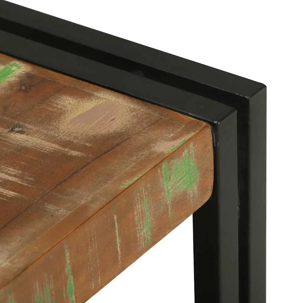 Klubska miza večbarvno 120 x 50 x 38 cm Trdna obnovljena les - slika 6