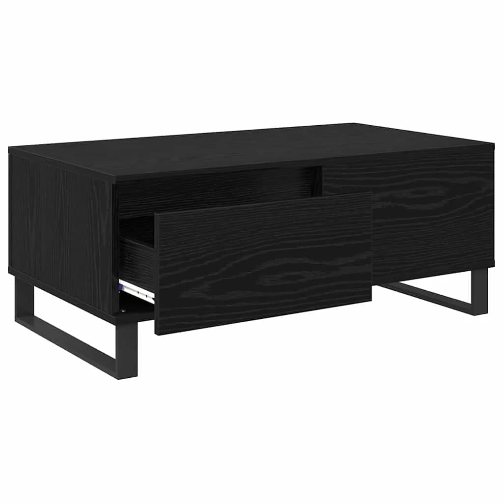 Klubska miza Črna Orehovina 90 x 50 x 36,5 cm Inženirski les - slika 5