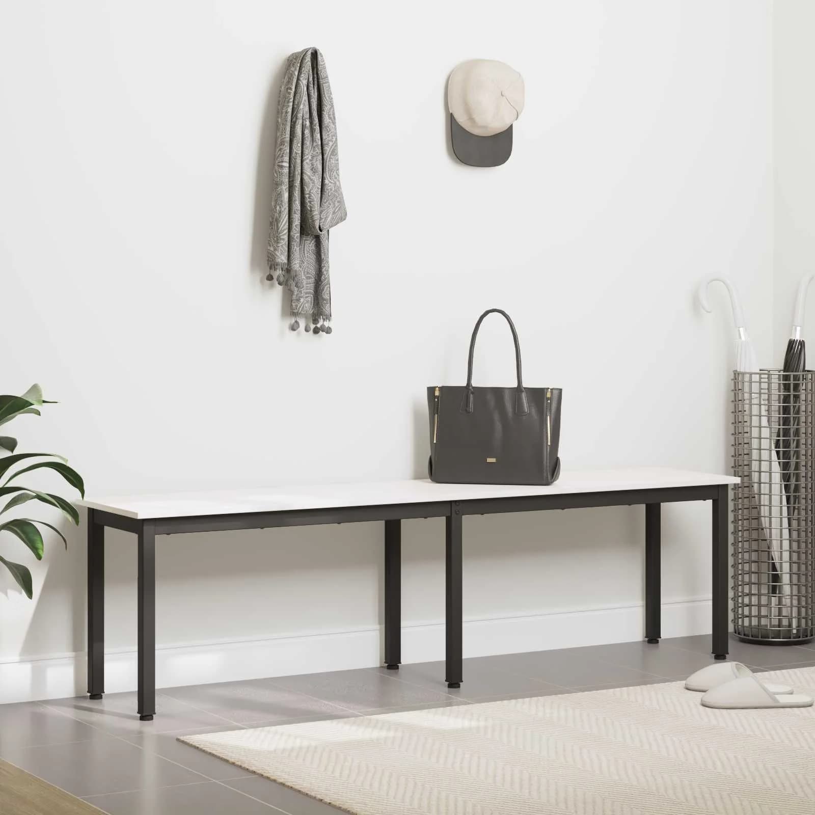 klop Bela 160 x 35 x 45 cm Masivno borovo les - slika 4