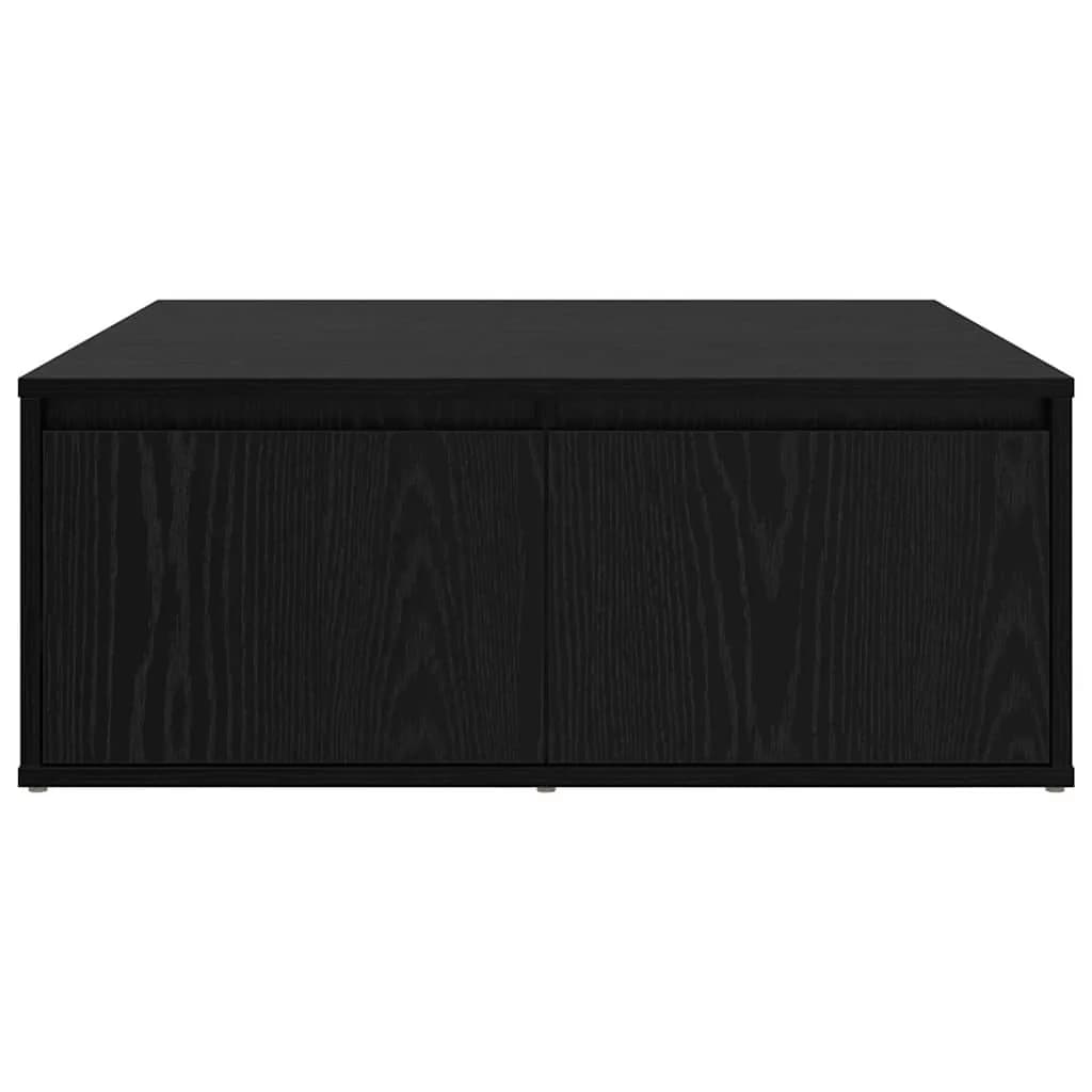 Klubska miza Črni hrast 80 x 80 x 31 cm Inženirski les - slika 6