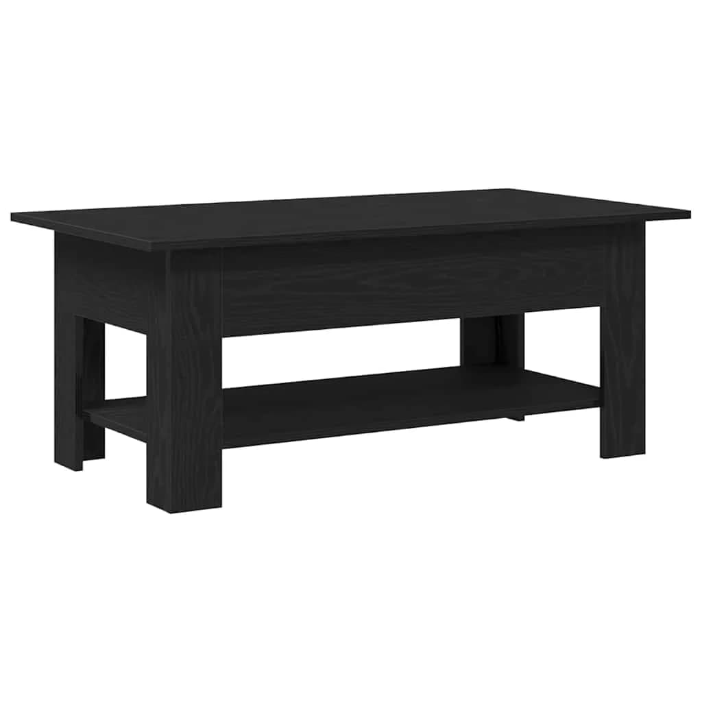 Klubska miza Črna Orehovina 102 x 55 x 42 cm Inženirski les - slika 2