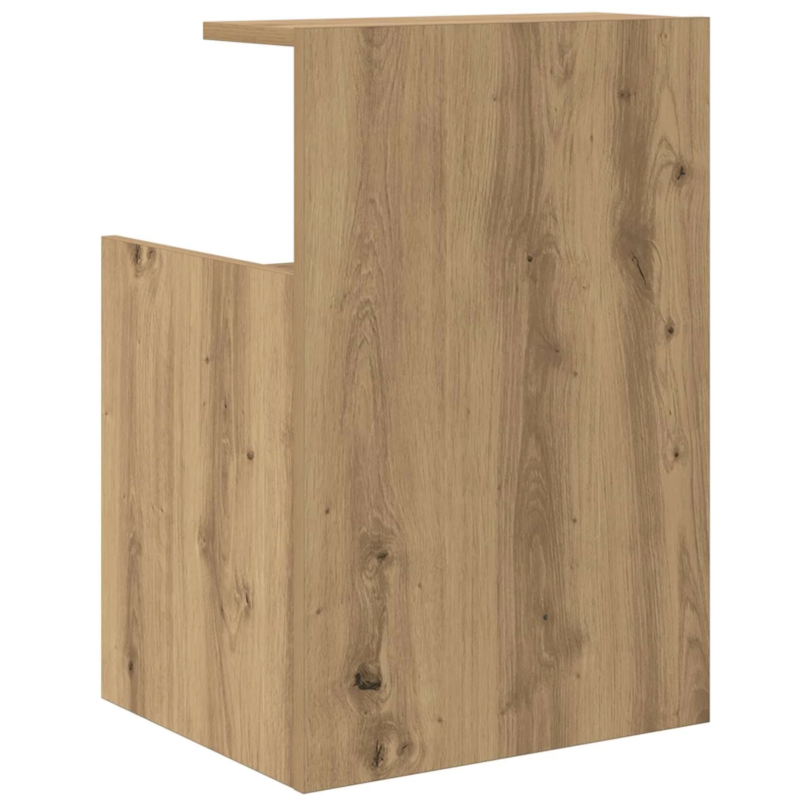 Nočna omarica Umetni hrast 40 x 35 x 60 cm Inženirski les - slika 9