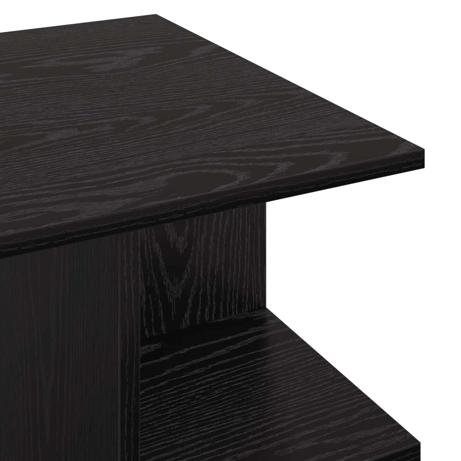 Klubska miza Črni hrast 87 x 50 x 45 cm Konstruirano leseno - slika 8