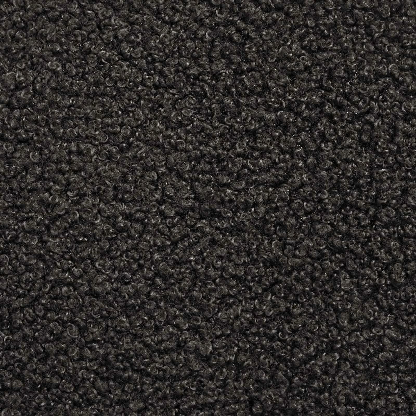 Dvojnica s gumbi Črna 117 x 67 x 77 cm Bouclé - slika 9