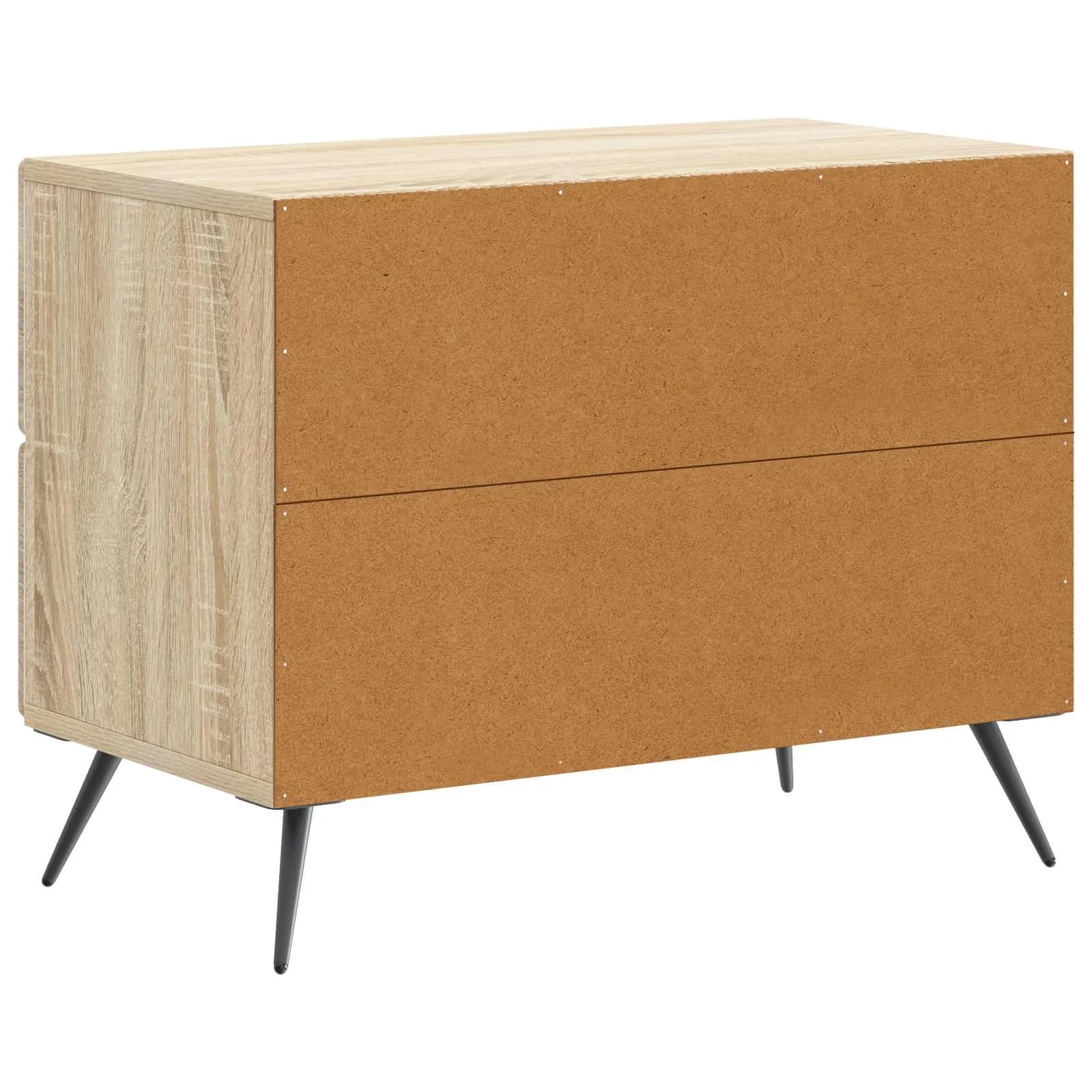 Nočna omarica Sonoma hrast 62 x 34,5 x 47,5 cm Inženirski les - slika 7