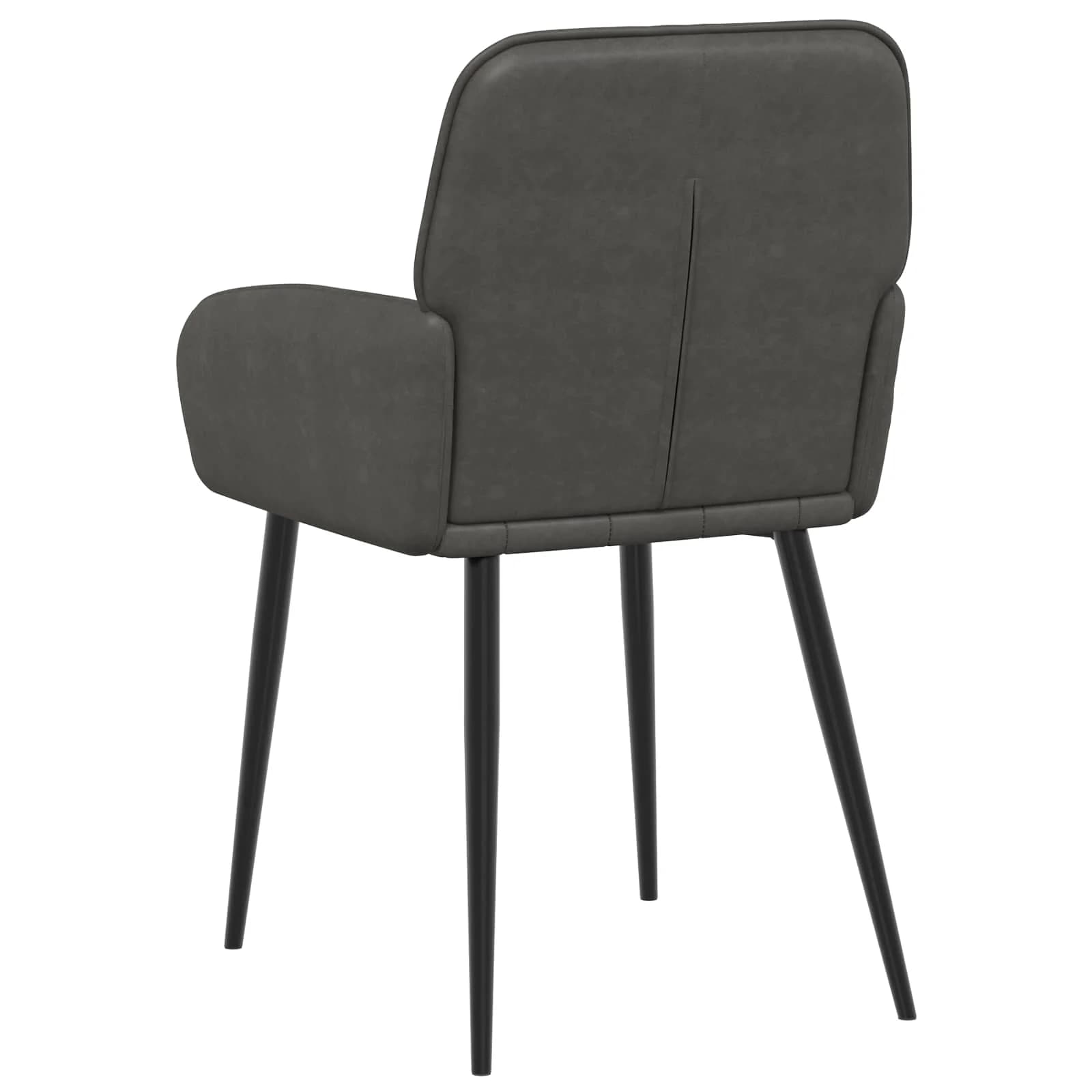 Jedilni stoli 6 kos Umetno usnje Črna 57 x 50 x 85 cm - slika 5