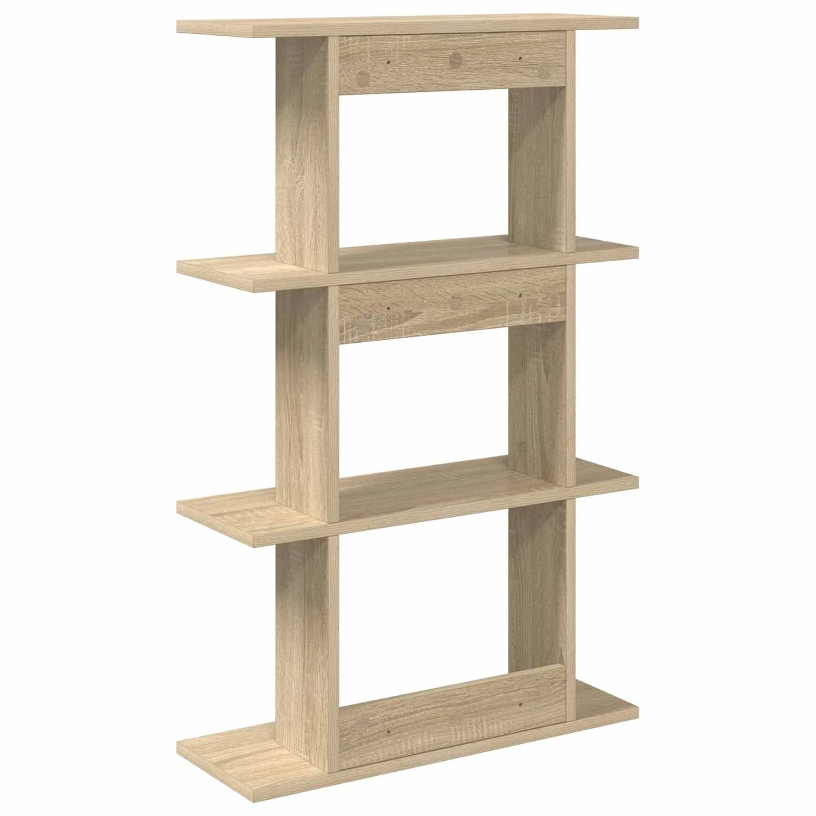 Stenska polica Montaža za steno Sonoma hrast 56 x 20 x 90 cm - slika 6