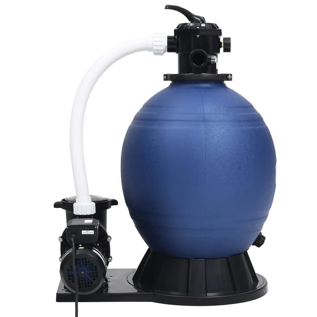 Peščeni filter s 7-smernim ventilom in 1000 W črpalko - slika 2