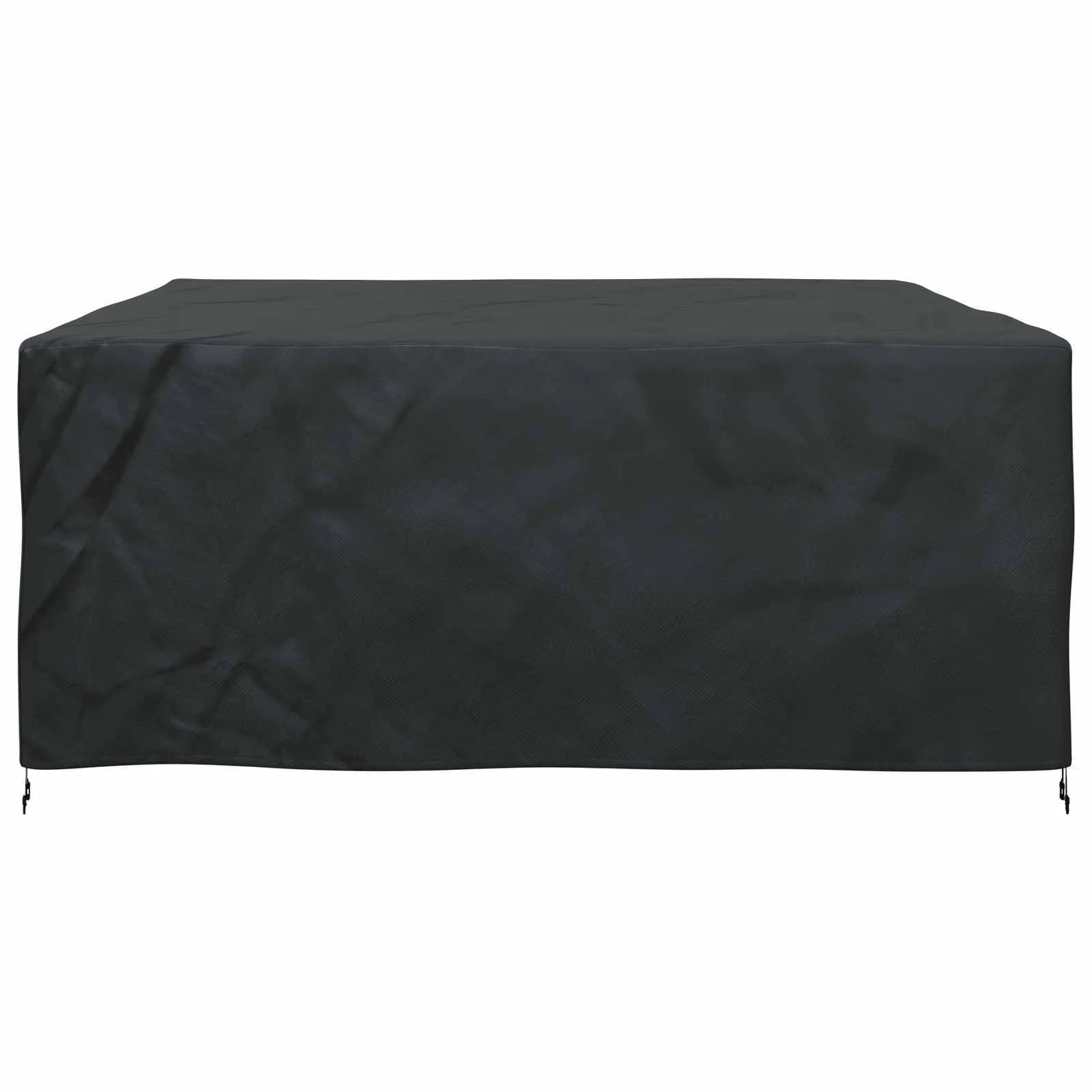 Prevleka za pohištvo Enobarvno Črna 300 x 250 x 100 cm 210D - slika 9