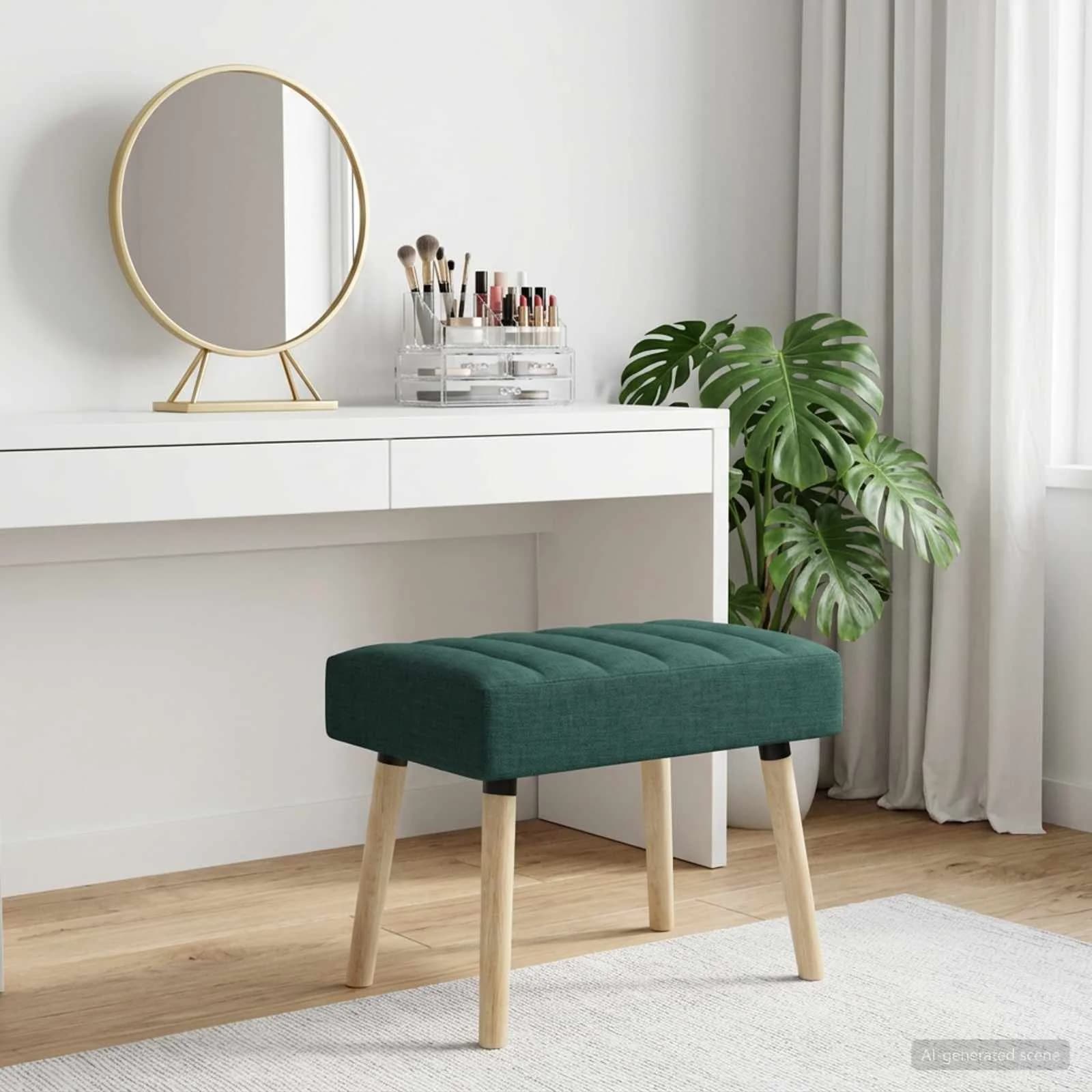 Bench z kanalnim oblazinjenjem Temno zelena 60 x 40 x 45 cm