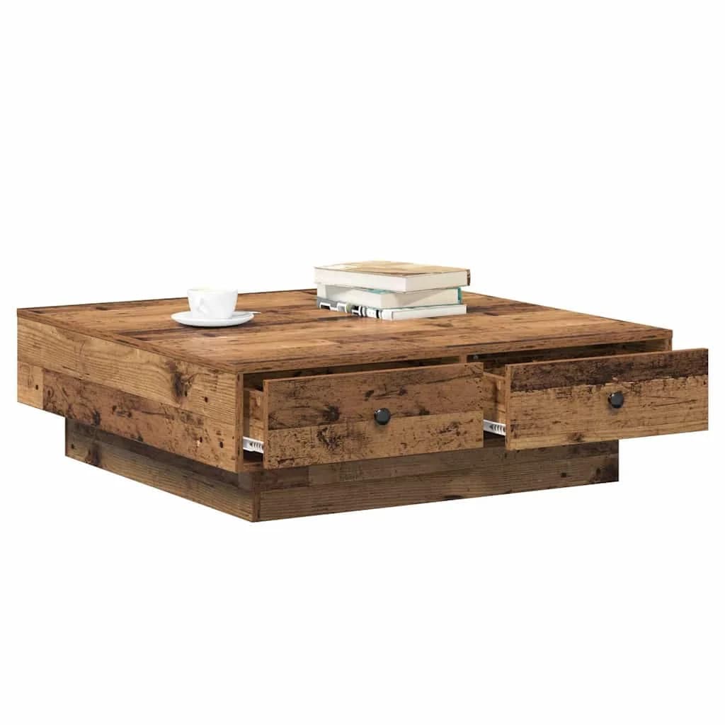 Klubska miza Star les 90 x 90 x 28 cm Inženirski les - slika 3