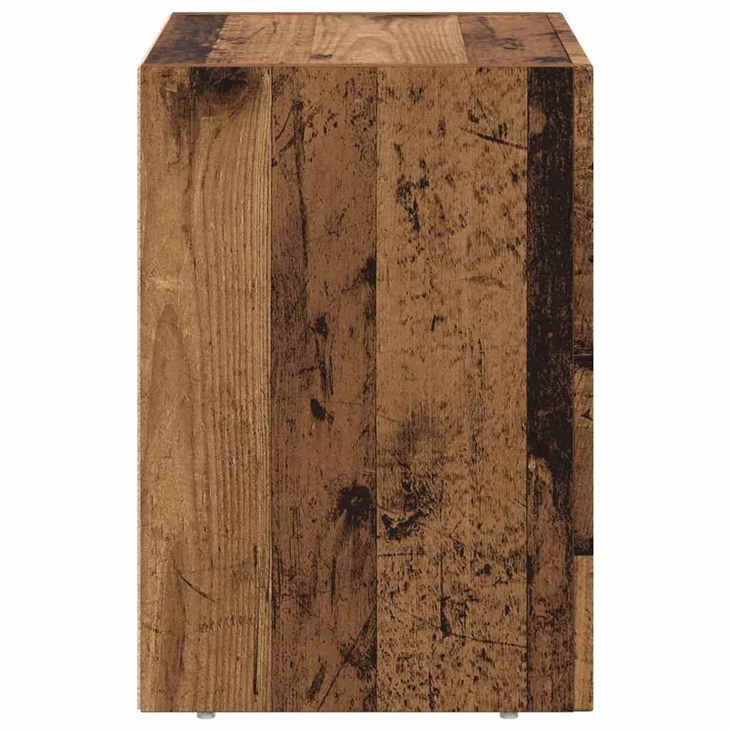 Nočna omarica ELST Star les 40 x 35 x 50 cm Inženirski les - slika 5