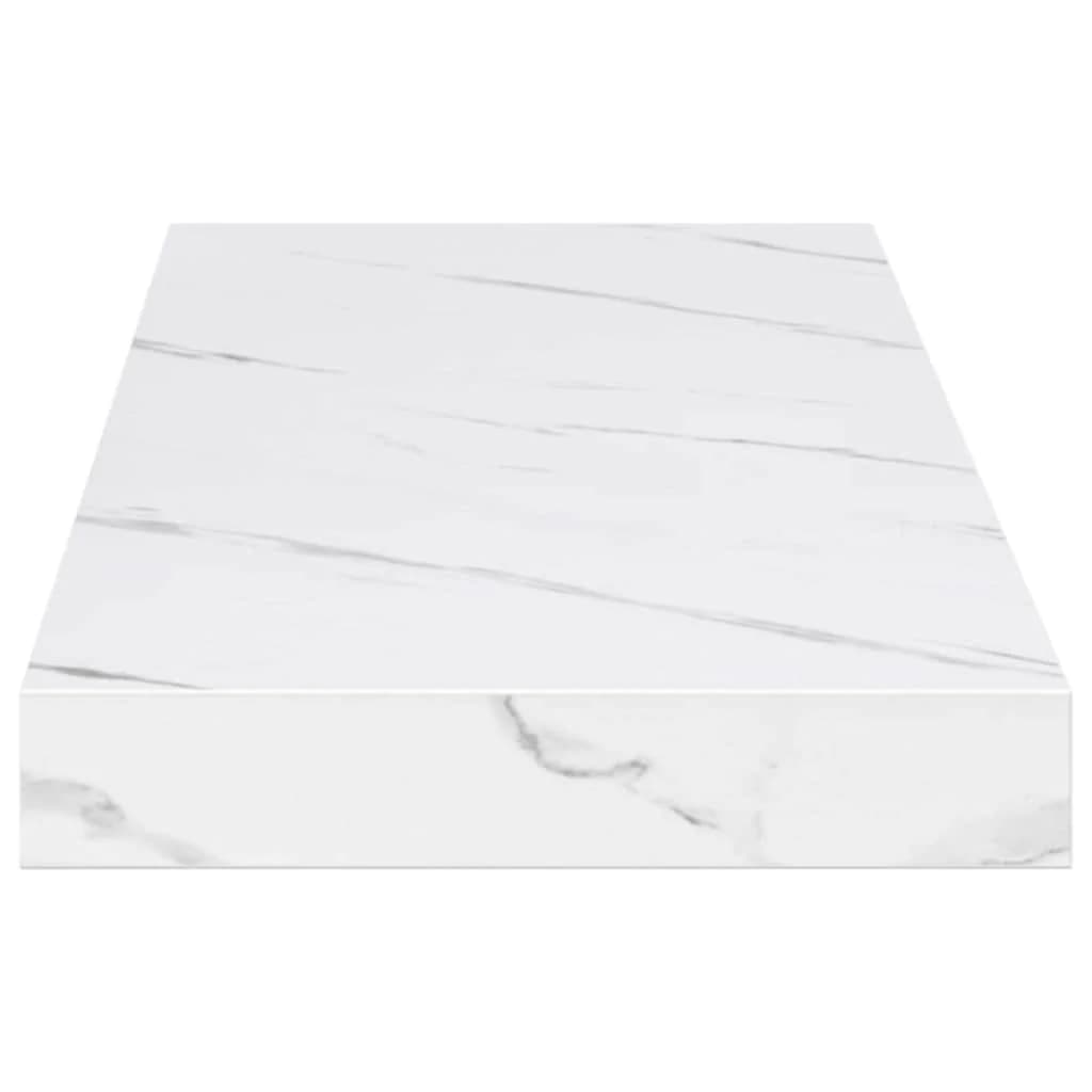 Stenska polica Montaža za steno Beli marmor 90 x 23,5 x 3,8 cm - slika 7