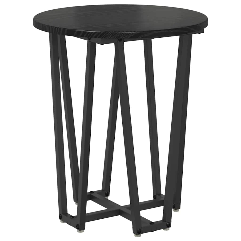 Komplet stranskih mizic 2 kos Črna Orehovina 50 x 50 x 50,5 cm - slika 6
