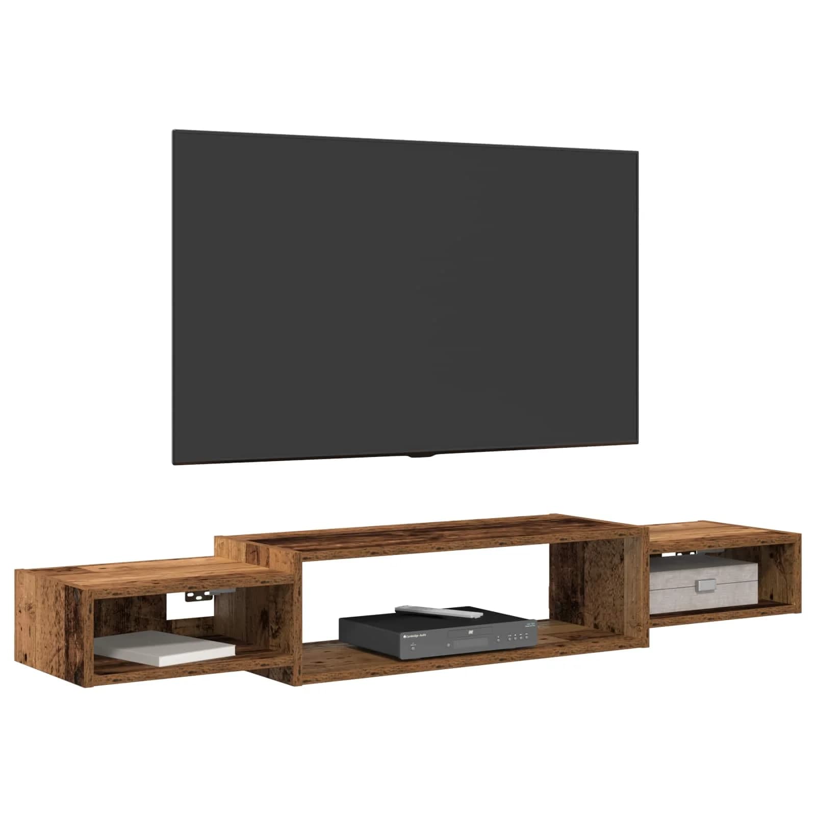 Stenska TV omarica Montaža za steno Star les 140 x 28 x 21 cm - slika 3