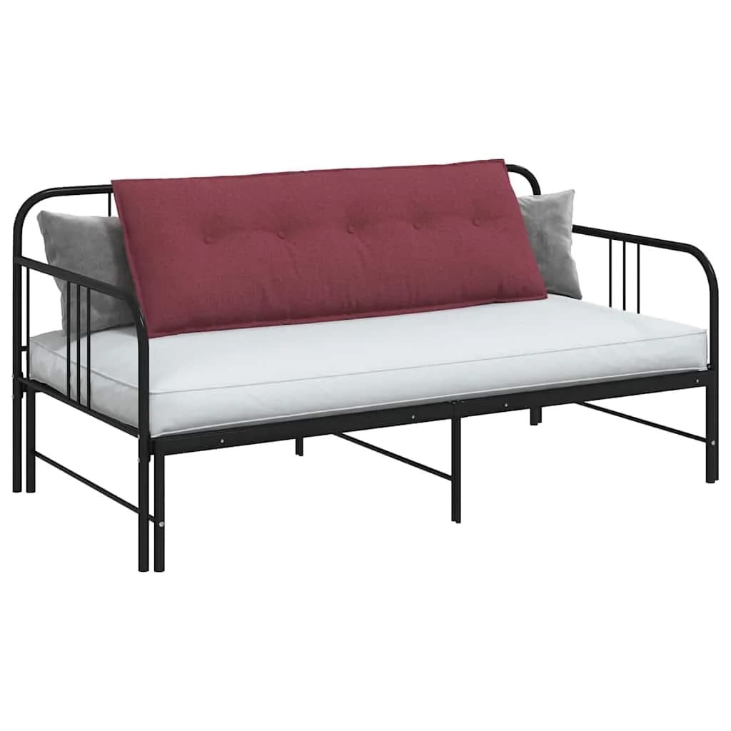 Poglavni vzglavnik Vinorodna rdeča 140 x 19 x 50 cm blago - slika 3