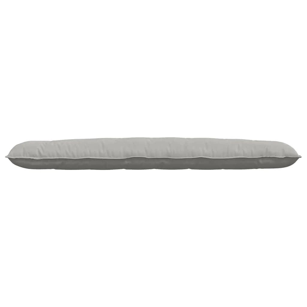 Poglavni vzglavnik Svetlo siva 200 x 50 cm Mikrofiber tkanina - slika 5