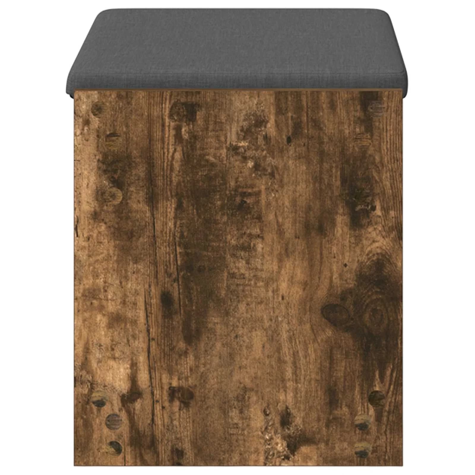 Haldna klop z blazino s polico Dimljeni Hrast 63 x 38 x 45 cm - slika 6