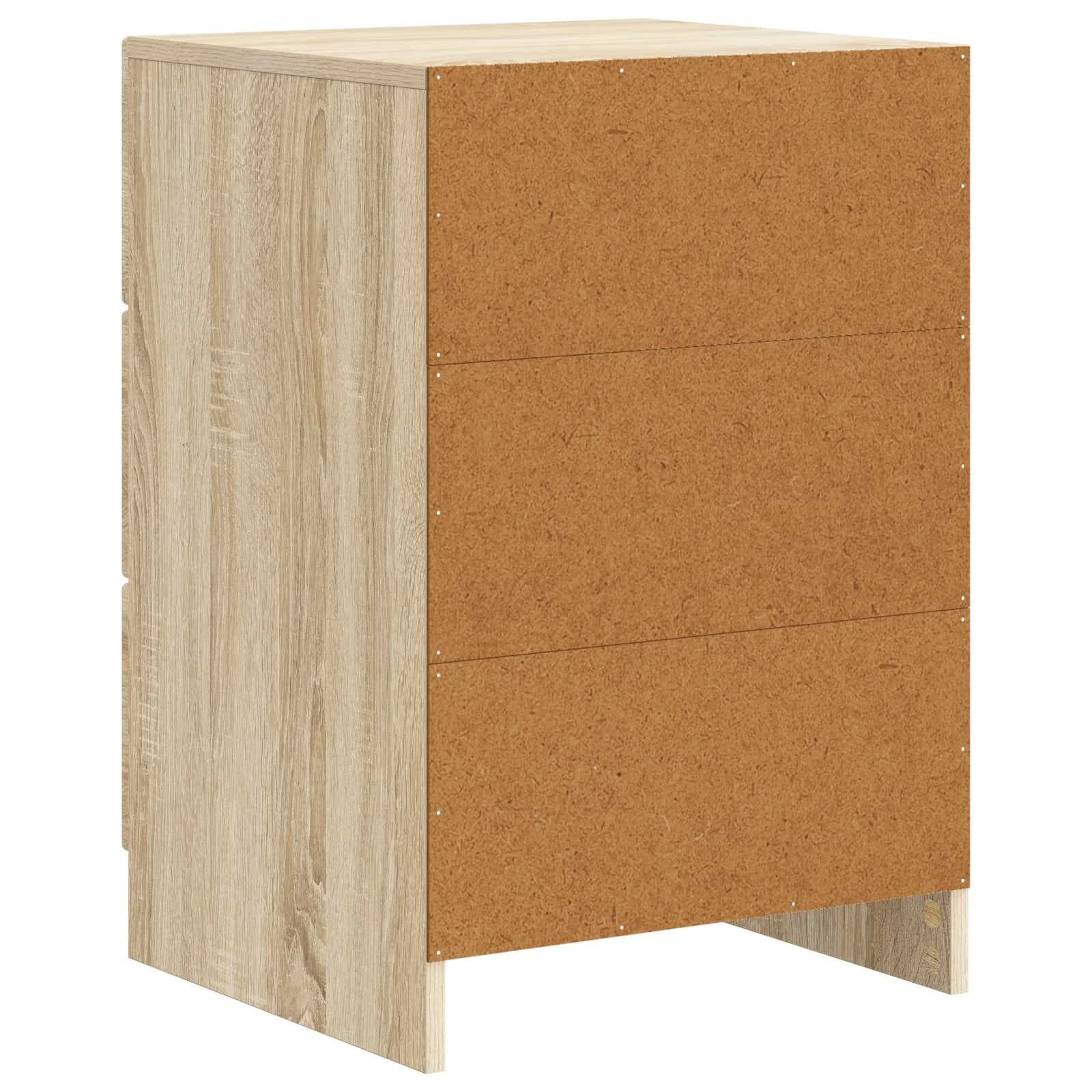 Nočna omarica Sonoma hrast 43 x 41 x 63,5 cm Inženirski les - slika 7