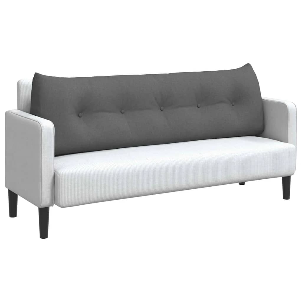 Poglavni vzglavnik Temno siva 160 x 24 x 50 cm blago - slika 3