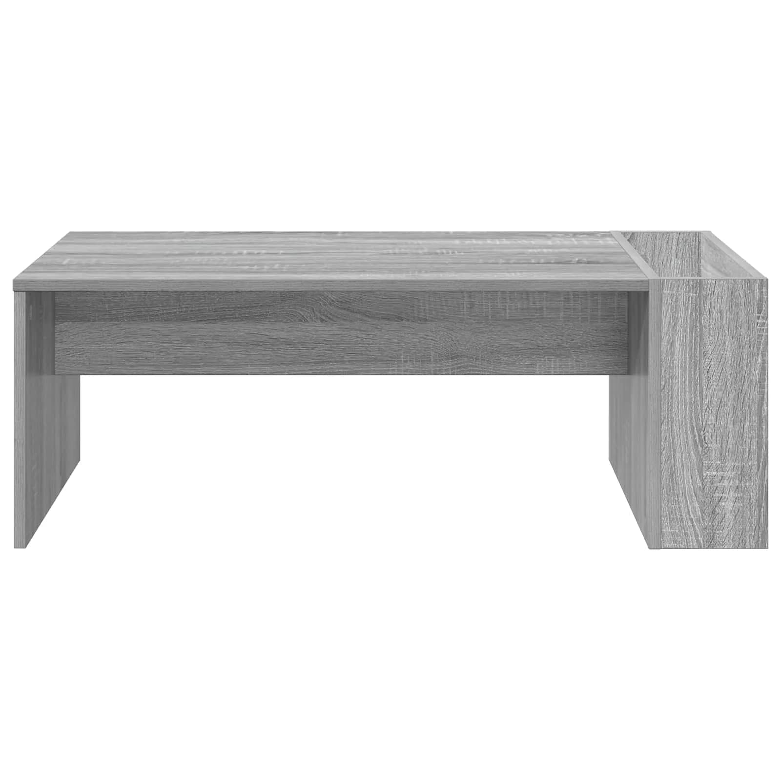 Klubska miza Siva Sonoma 95 x 50 x 34 cm Inženirski les - slika 5