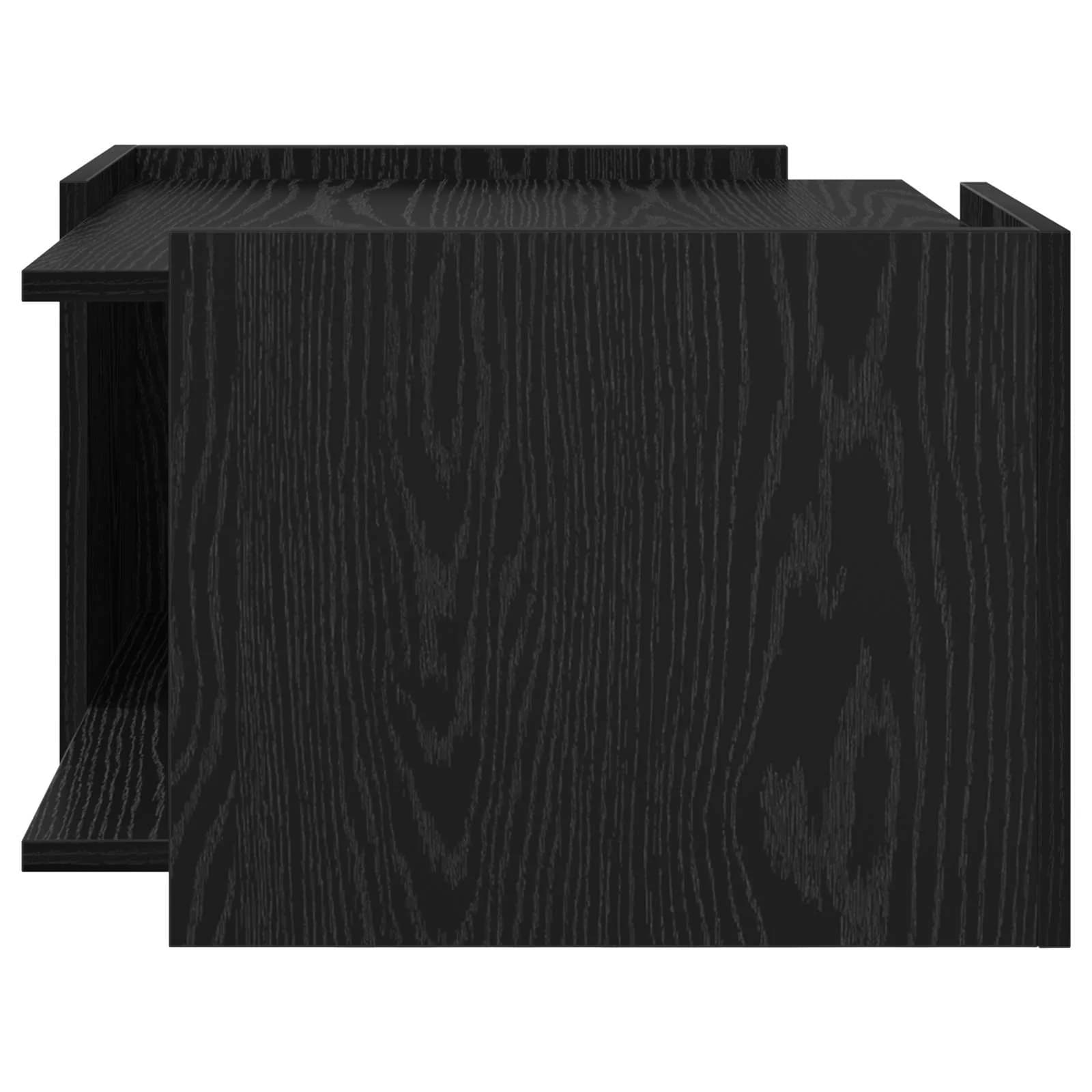 Klubska miza Črni hrast 50,5 x 50 x 33 cm Inženirski les - slika 6