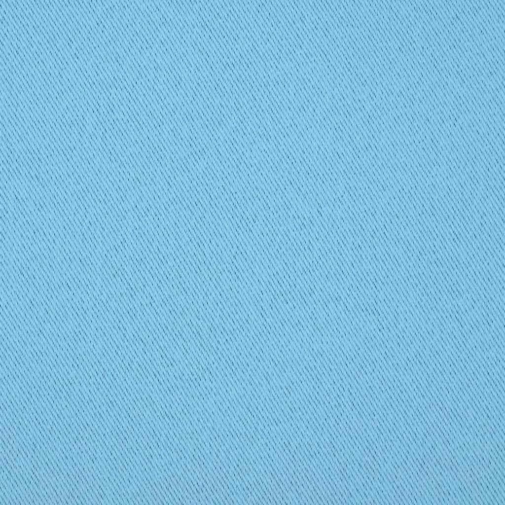 Zavese za zatemnitev z obroči 2 kos Sveta modra 225 x 140 cm - slika 8