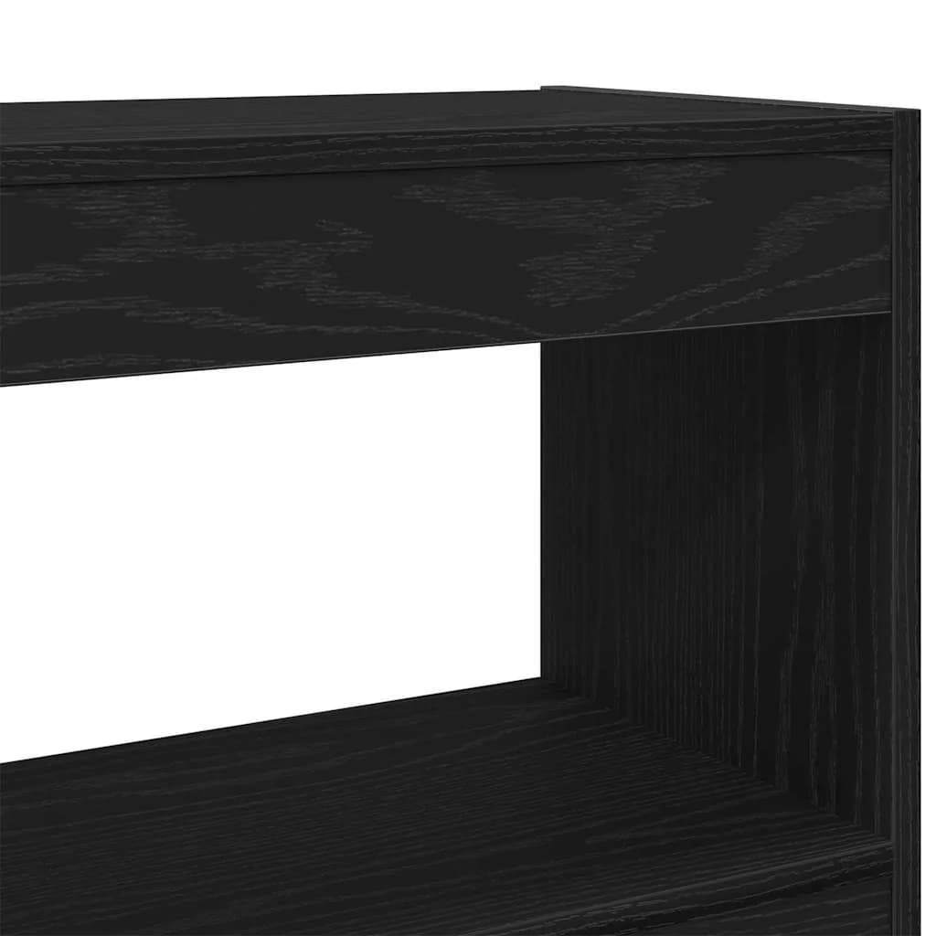 Knjigovni omar 3 nivojev 100 x 30 x 103 cm Inženirski les - slika 8