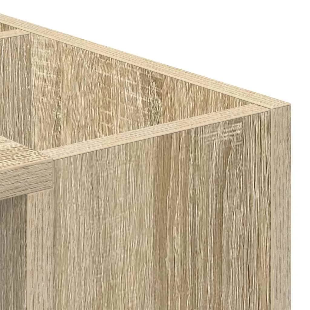 Klubska miza Sonoma hrast 101,5 x 50 x 37 cm Inženirski les - slika 8