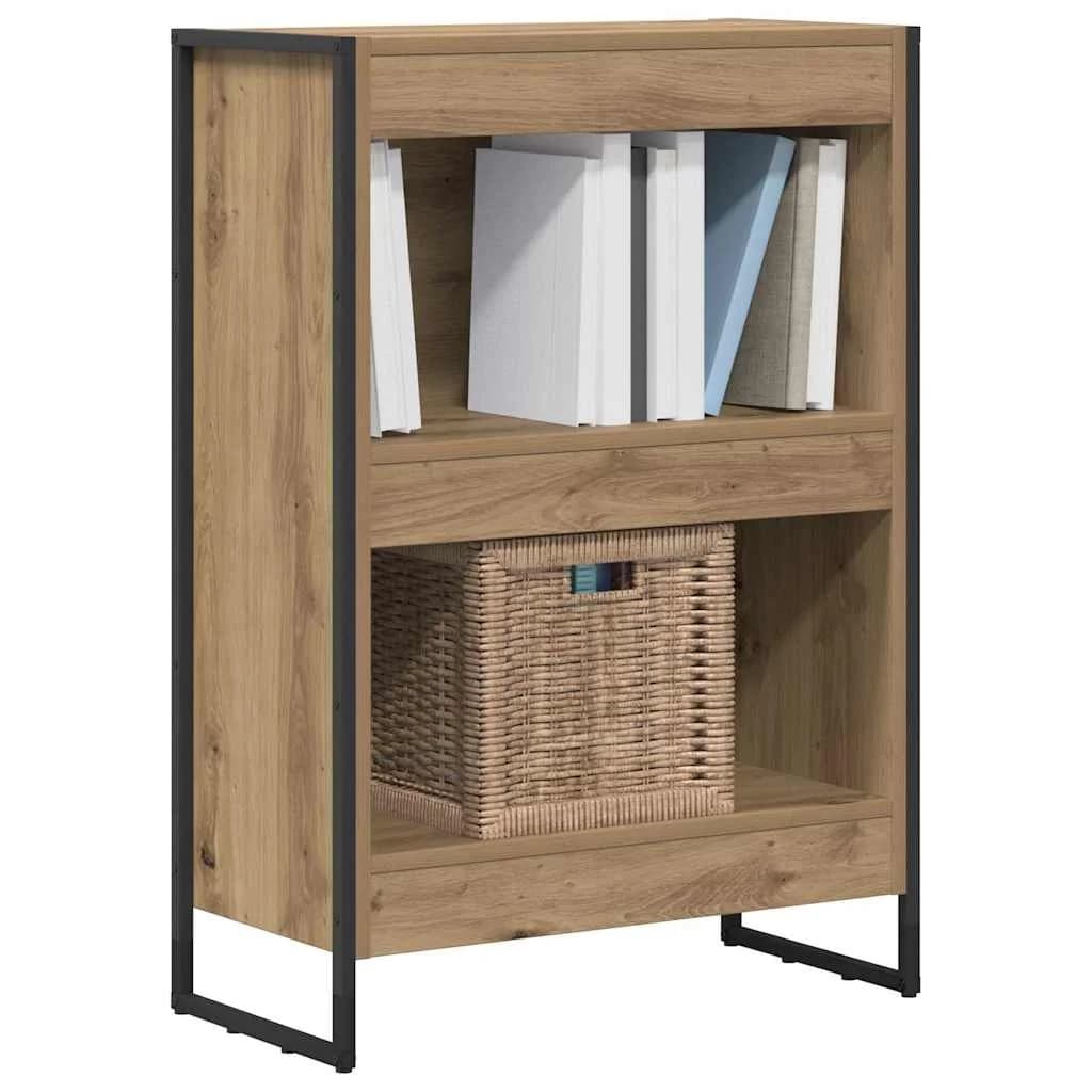 Knjigovni omar 60 x 30 x 86,5 cm Inženirski les Oreh - slika 3
