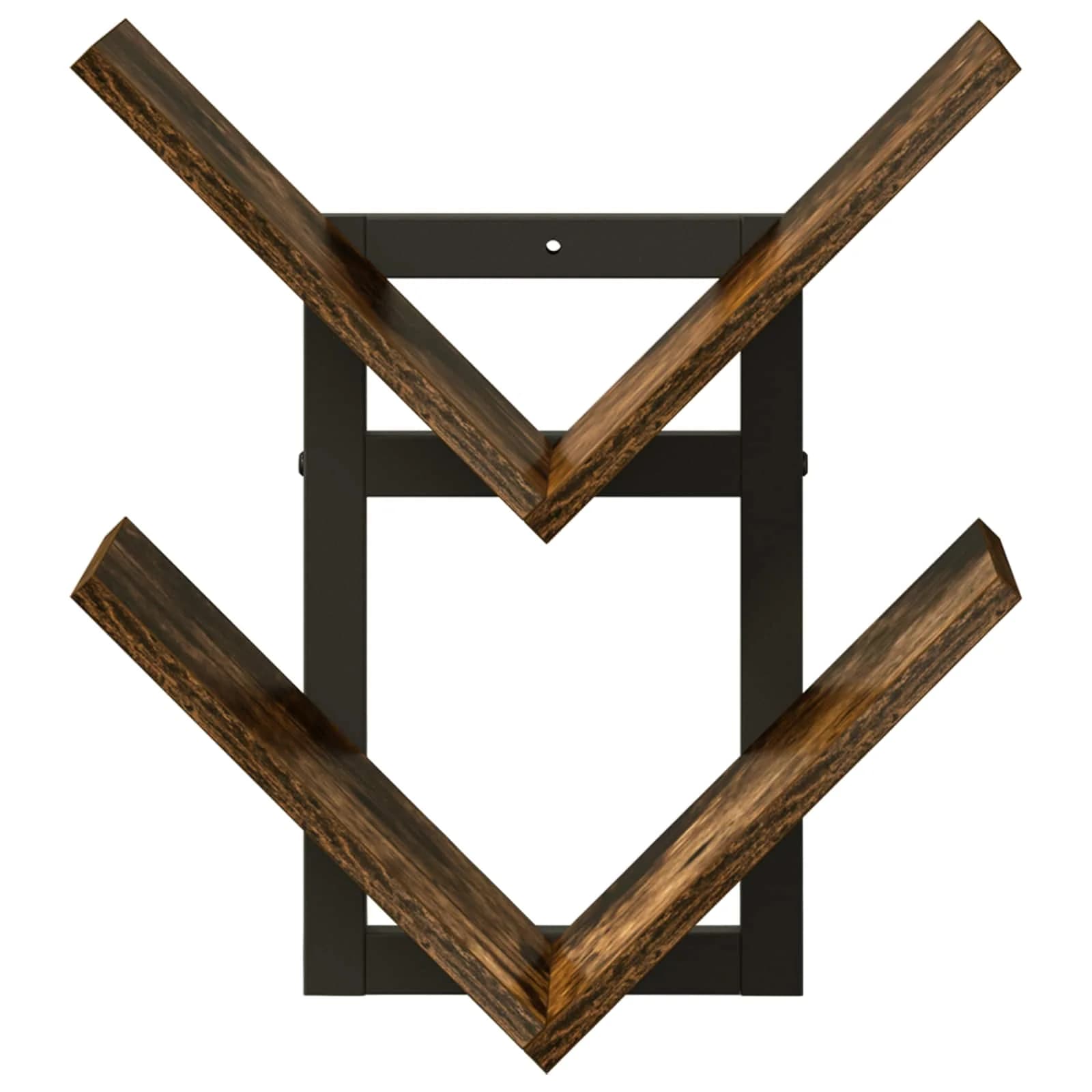 PrFloating Shelf 2 kos Dimljen hrast 43 x 15 x 47 cm - slika 4