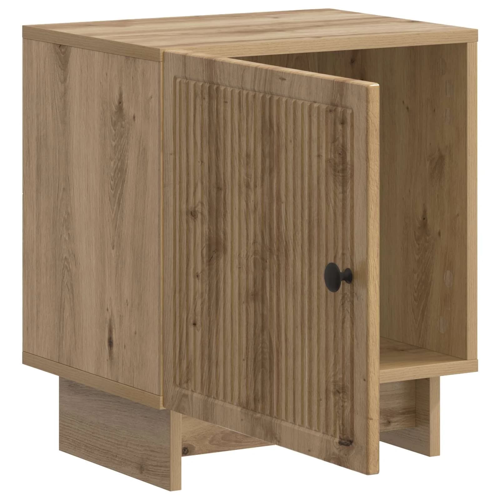 Nočna omarica Artisan hrast 43 x 34,5 x 50 cm Inženirski les - slika 4