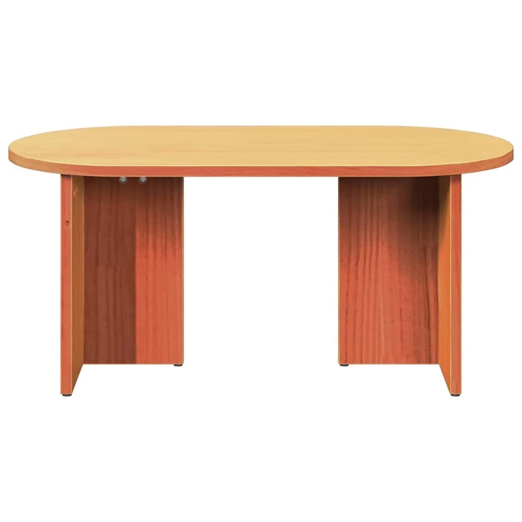 Klubska miza Voskast rjav 80 x 39,5 x 35 cm Trden borov les - slika 6