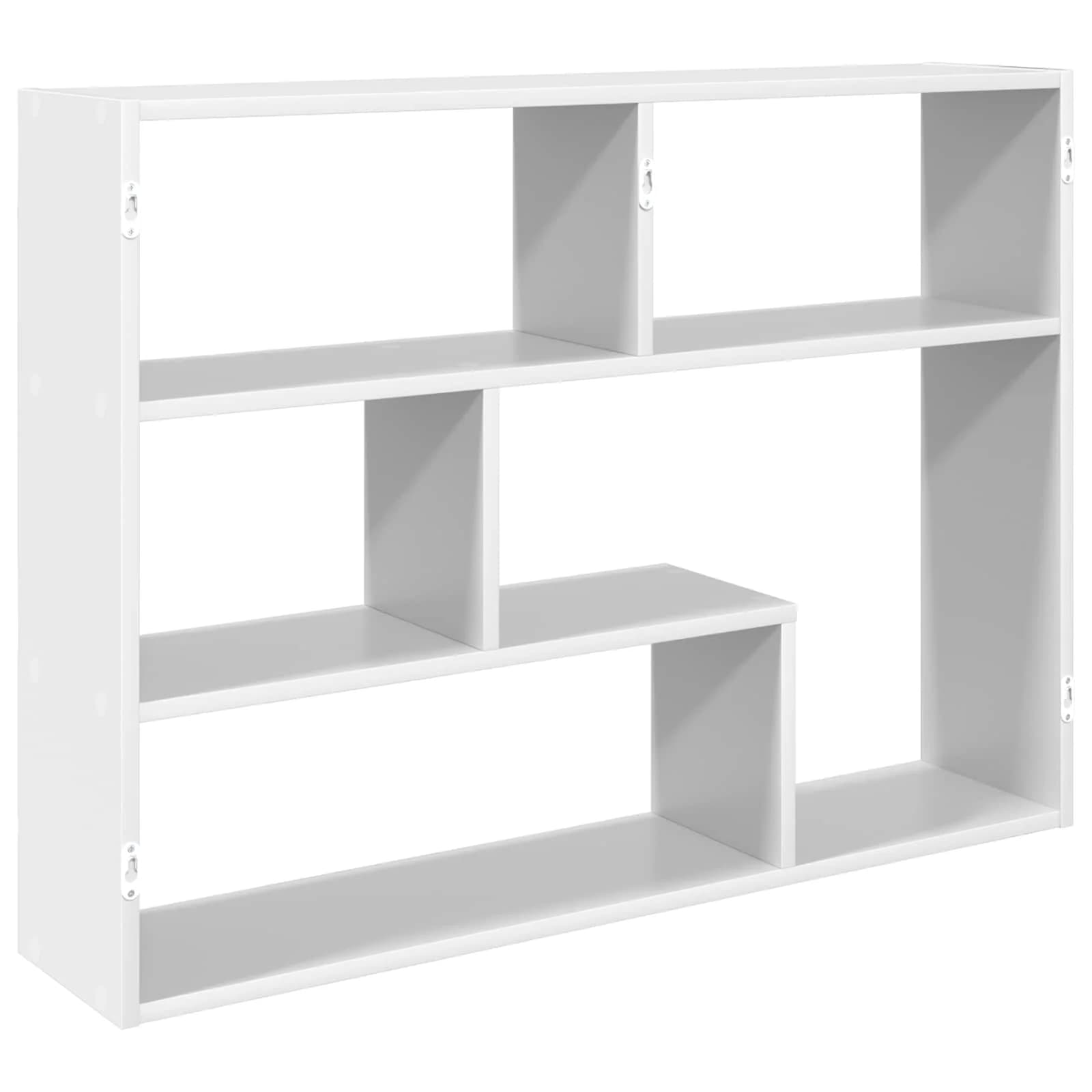 Stenska polica Montaža za steno Bela 95 x 20 x 69,5 cm - slika 6
