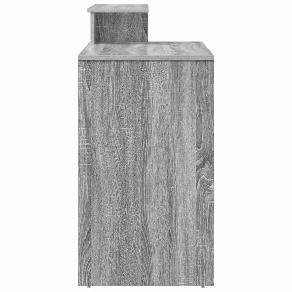 Miza Siva Sonoma Inženirski les 120,5 x 44 x 88,5 cm - slika 7