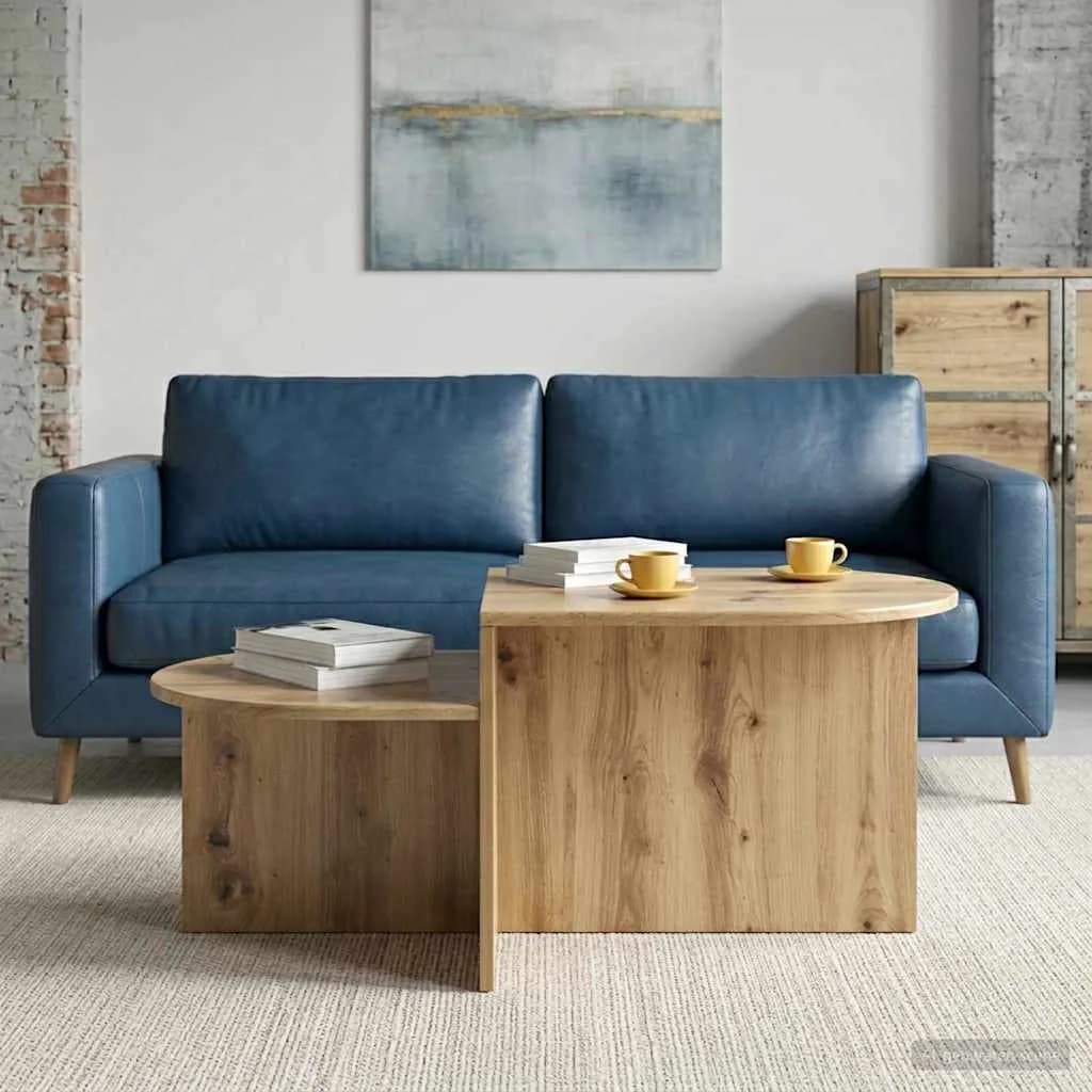 Klubska miza Artisan hrast 100 x 50 x 40 cm Inženirski les