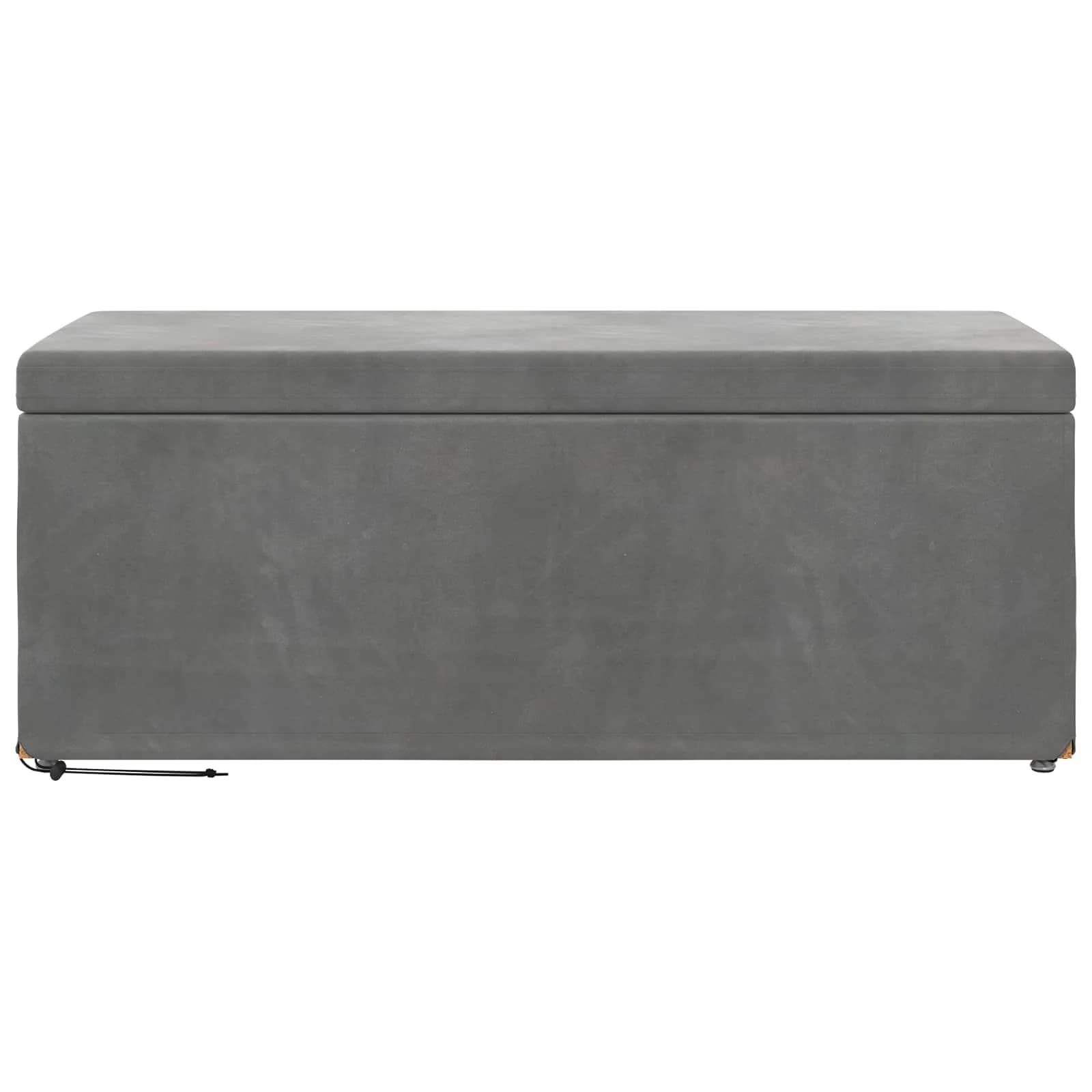 Stolica Temno siva 101 x 41 x 40 cm Samet in Umetno Leseno - slika 4