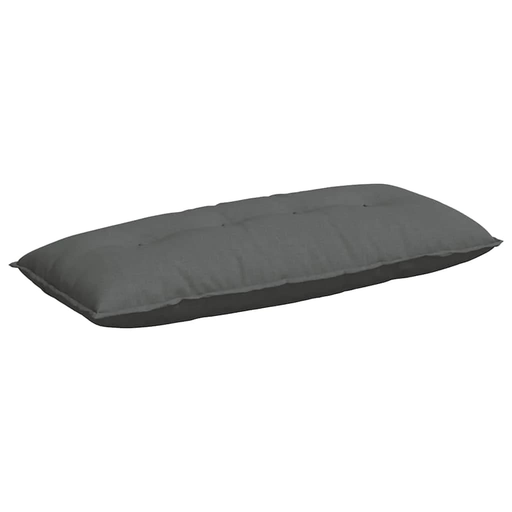 Poglavni vzglavnik Temno siva 120 x 19 x 50 cm blago - slika 2