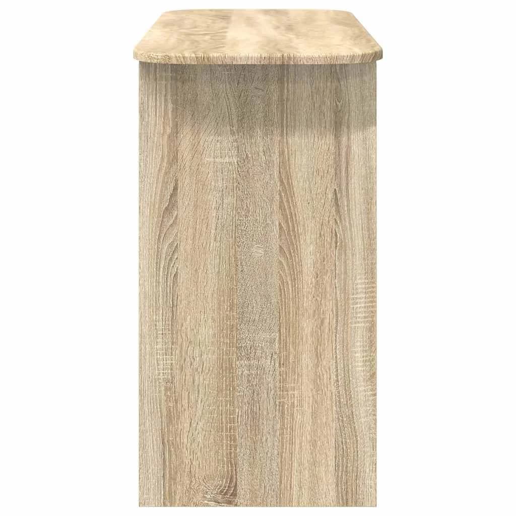 Konzolna miza Sonoma hrast 93 x 40 x 75 cm Inženirski les - slika 6