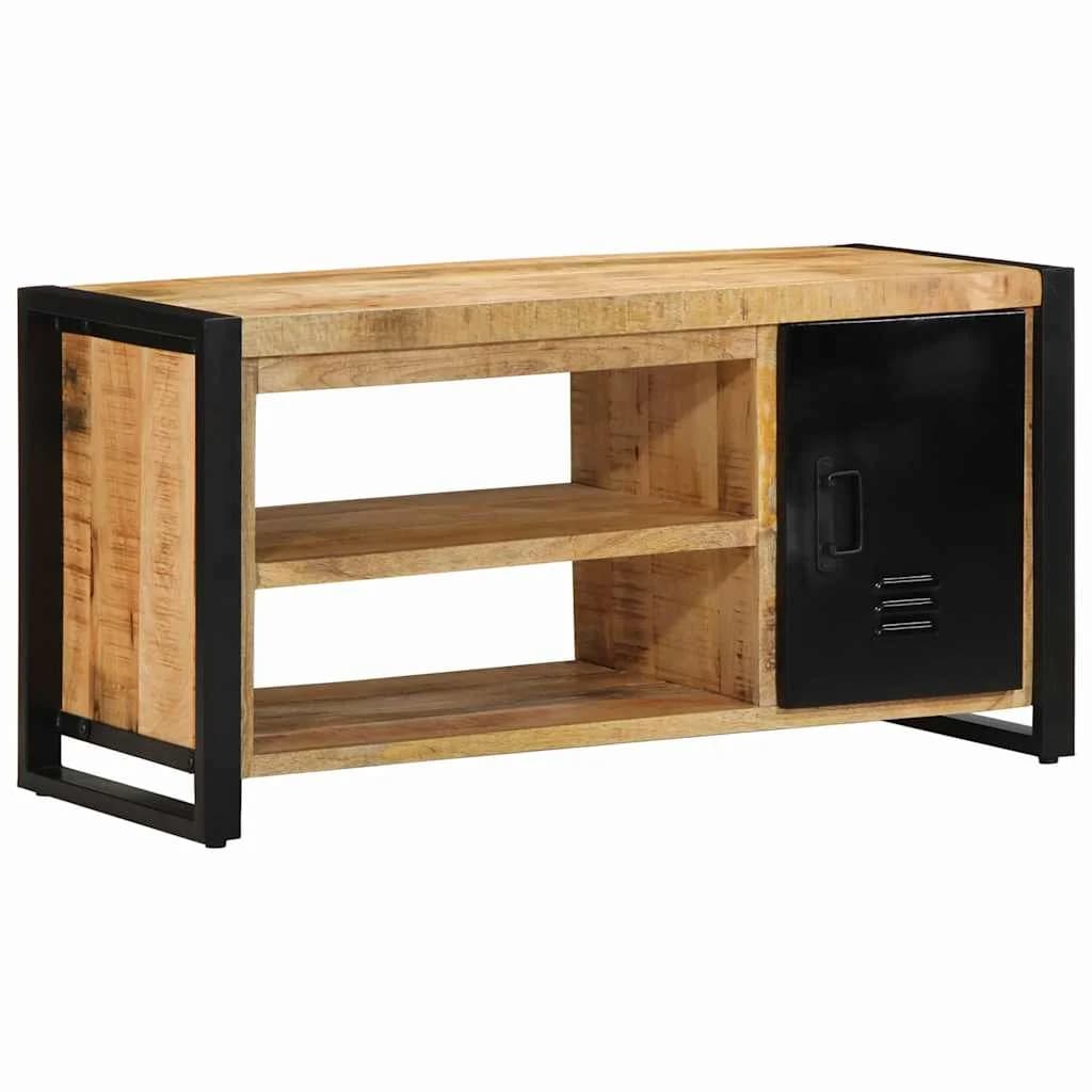 Klop za čevlje Rjava 100 x 40 x 50 cm Trden mangov les