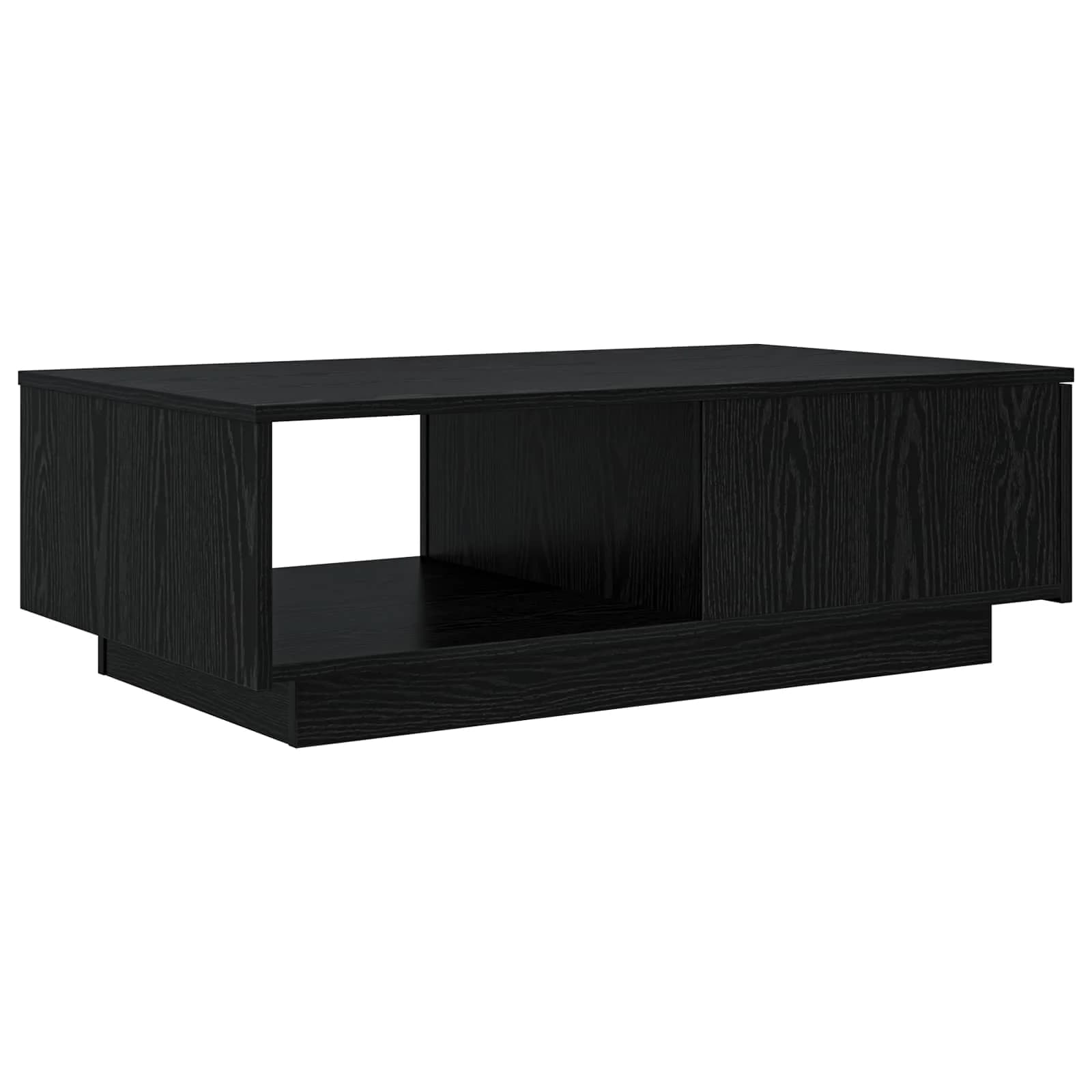 Klubska miza Črna Orehovina 95 x 55 x 31 cm Inženirski les - slika 8