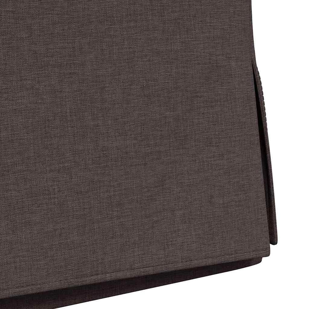Jedilni stoli 2 kos blago Temno rjava 57 x 67 x 98 cm - slika 9