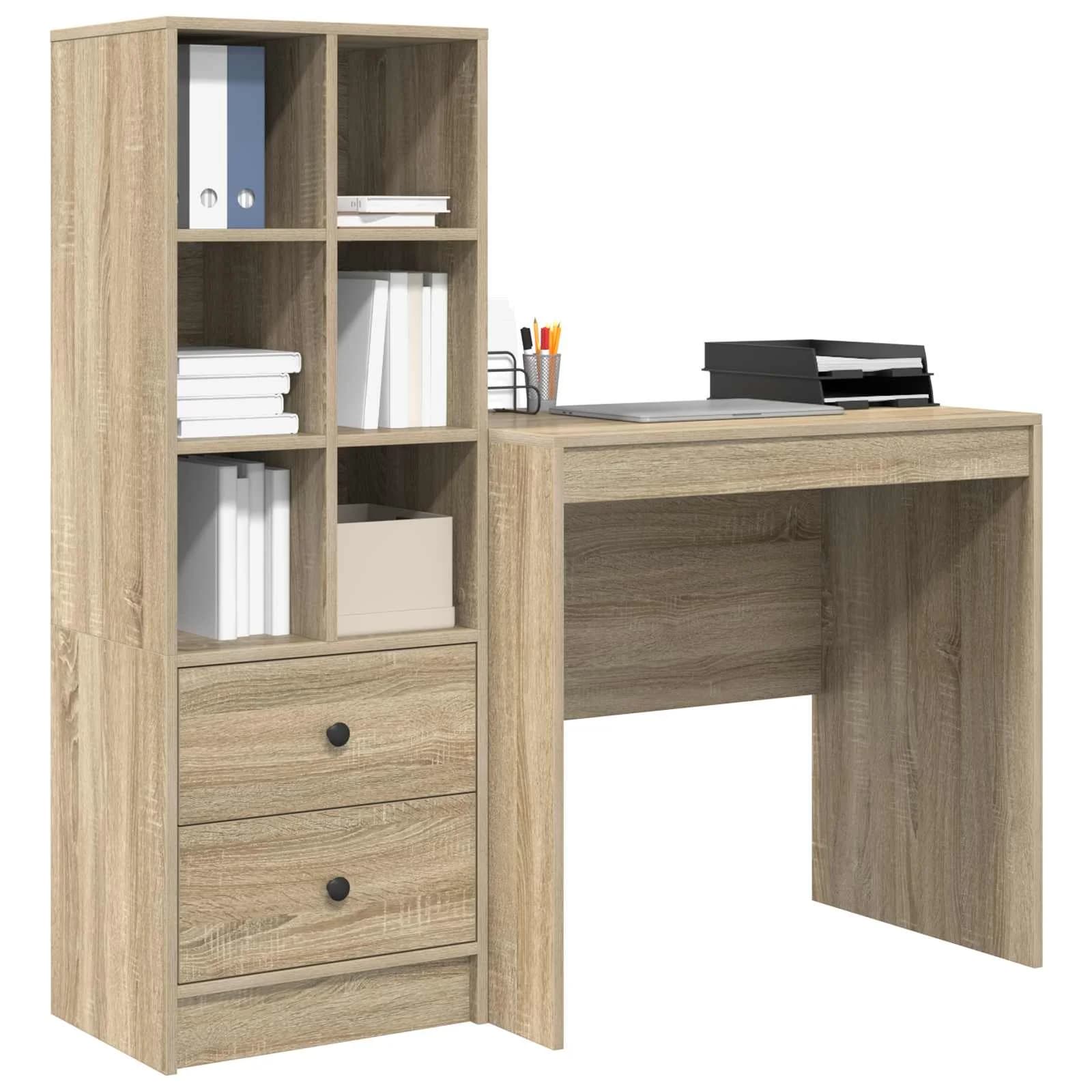 Miza Sonoma hrast 125,5 x 50 x 127 cm 2 kos - slika 3